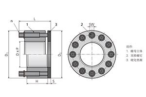 4.ECY 螺母型預(yù)緊器高強(qiáng)度